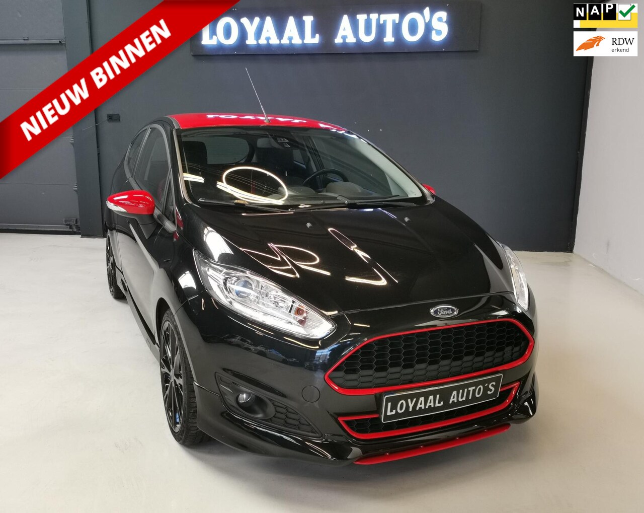 Ford Fiesta - 1.0 EcoBoost Black Edition | AIRCO | CRUISE | PDC | ELEK.RAMEN | NAP | APK. - AutoWereld.nl