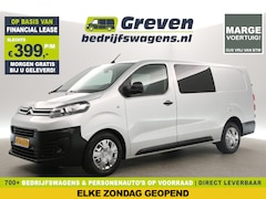Citroën Jumpy - 2.0 BlueHDI L3H1 | MARGE | Dubbele Cabine | 5 Persoons | Airco Trekhaak Carplay Cruise Nav