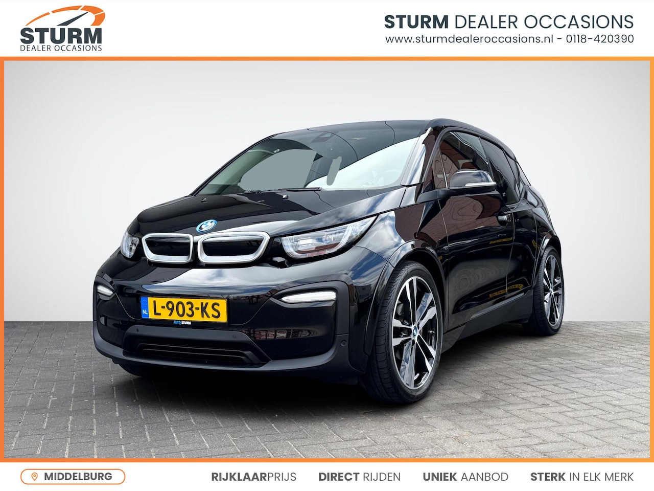 BMW i3 - Dark Shadow Edition 120Ah 42 kWh | Navigatie | Camera | Adapt. Cruise Control | LED Koplam - AutoWereld.nl