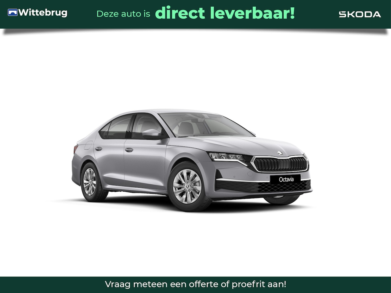Skoda Octavia - 1.5 TSI MHEV First Edition Automaat/LM 17" Mensa Aero / 13 inch Navi - AutoWereld.nl