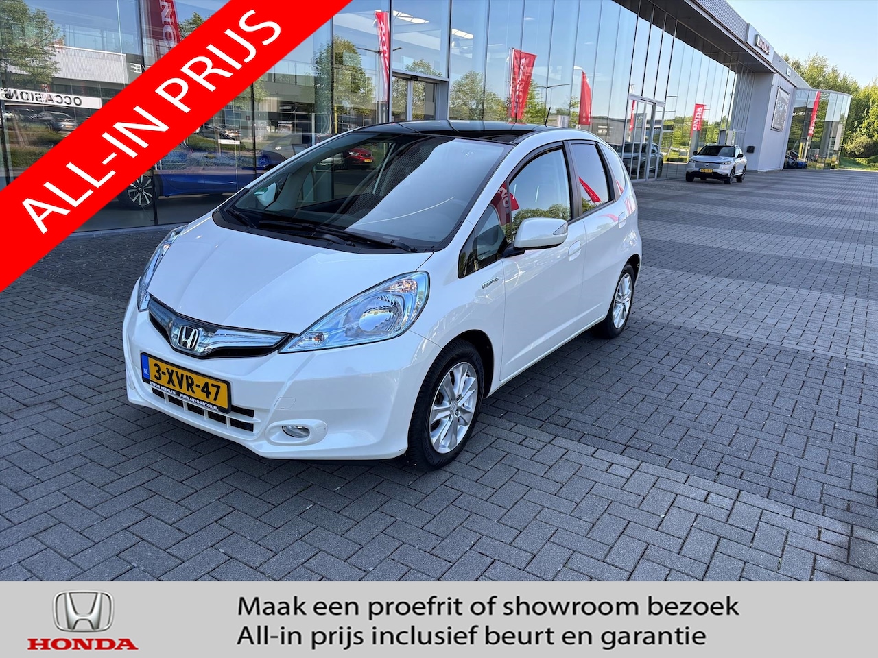 Honda Jazz - Hybrid Elegance CVT | Pano-dak | Pdc - AutoWereld.nl
