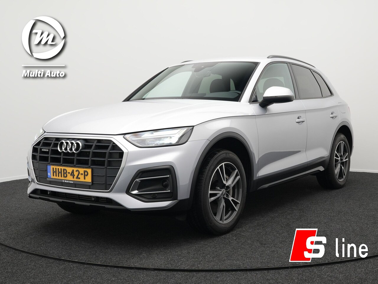 Audi Q5 - 50 TFSI e Quattro S-Line Plug in Hybrid Facelift Model PHEV | Adaptive Cruise | Trekhaak a - AutoWereld.nl