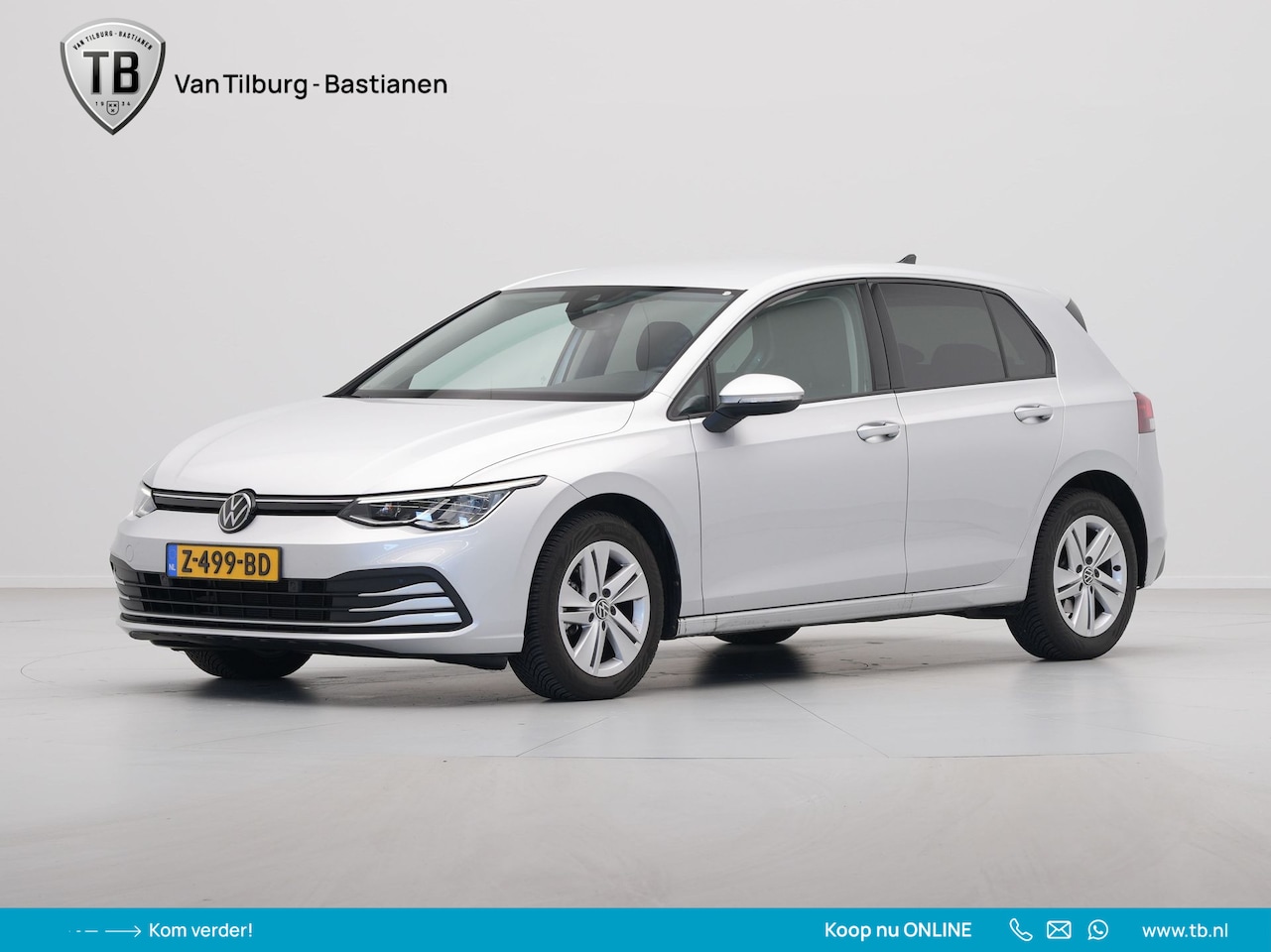 Volkswagen Golf - 1.0 eTSI 110pk DSG Life Business Navigatie Memory Acc Lm Velgen - AutoWereld.nl
