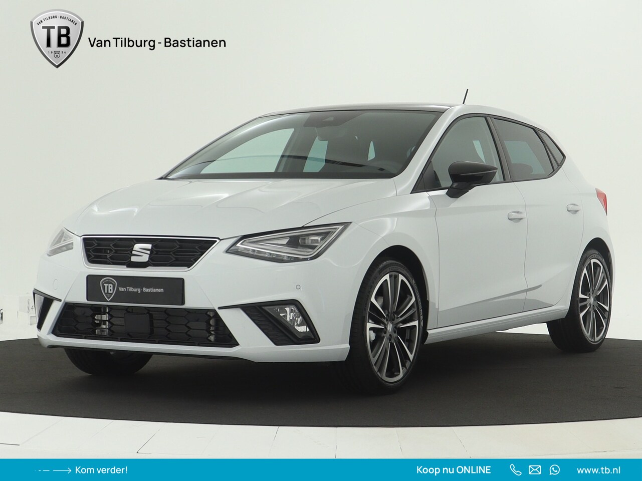 Seat Ibiza - 1.0 EcoTSI FR Anniversary Panorama dak!, Digitaal cockpit, Sportstoelen, instaplijsten *EX - AutoWereld.nl
