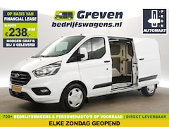 Ford Transit Custom - 340 2.0 TDCI L2H1 130PK Automaat Airco Cruise Carplay 2xSchuifdeur Navi PDC 3 Pers Elektrp