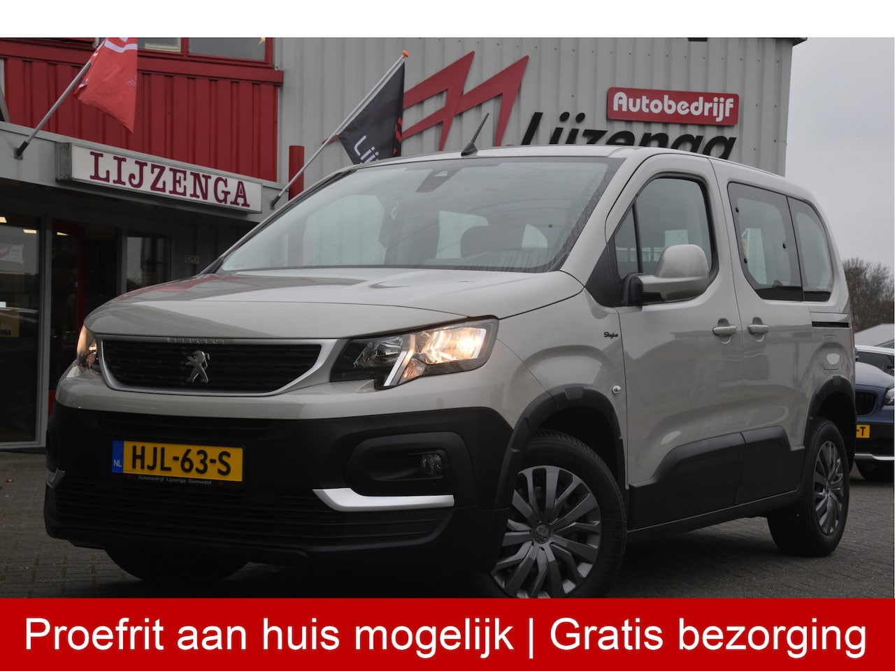 Peugeot Rifter - 1.2 Puretech 110PK Style Carplay | LED | AC | Bluetooth | PDC | Navi | Cruise - AutoWereld.nl