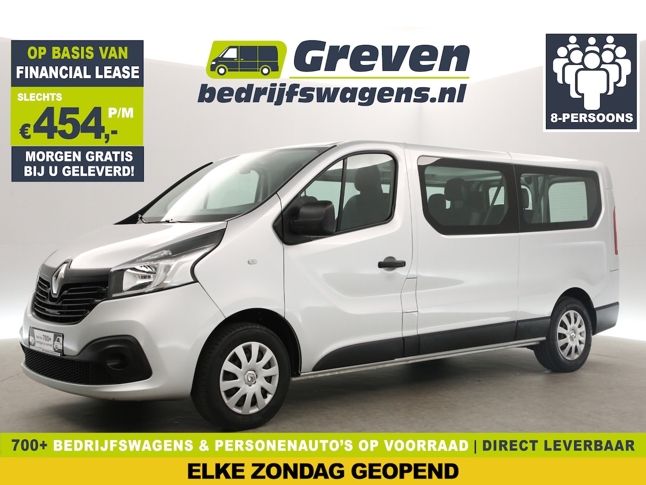 Renault Trafic Passenger - 1.6 dCi Grand Expression Energy | MARGE! | 8 Persoons | Airco Carplay Cruise Navigatie Par - AutoWereld.nl