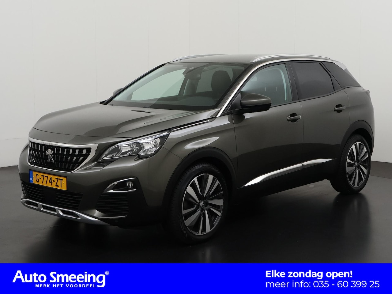 Peugeot 3008 - 1.2 PureTech Blue Lease Premium Automaat | Camera | Elek. Achterklep | Navigatie | Zondag - AutoWereld.nl