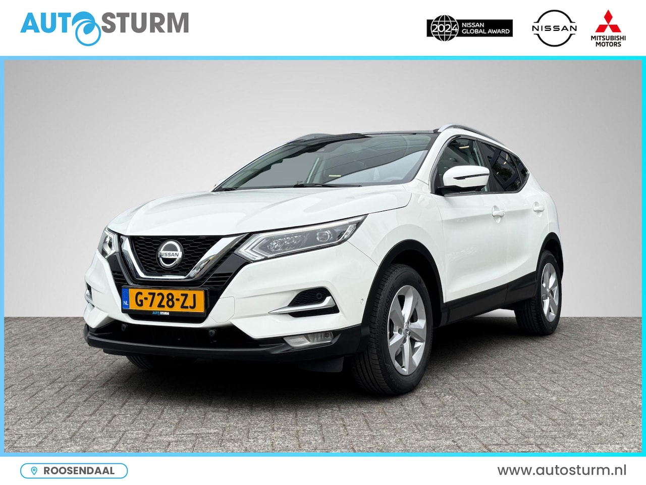 Nissan Qashqai - 1.3 DIG-T Business Edition | Trekhaak | Panoramadak | Adapt. Cruise Control | Stoelverwarm - AutoWereld.nl