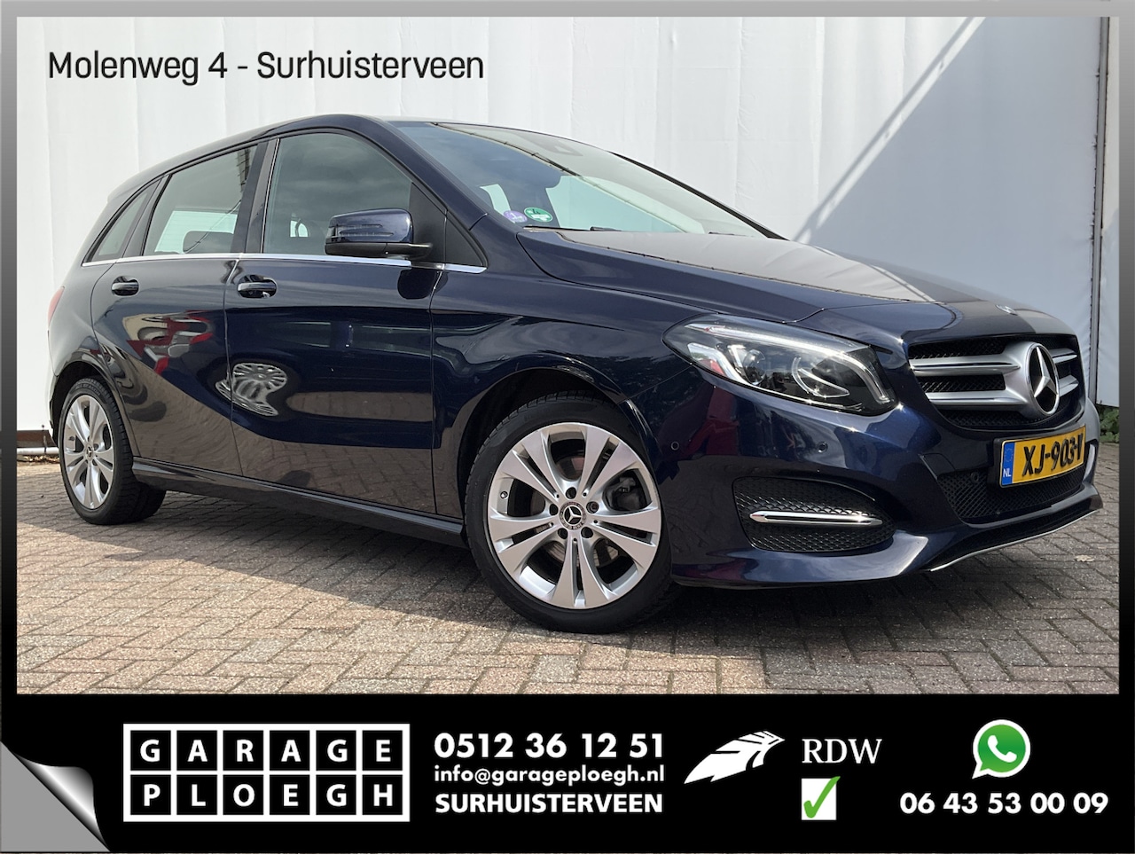 Mercedes-Benz B-klasse - 180 Navi Camera Stoelverw. Leer Hoogzitter Business Solution AMG - AutoWereld.nl