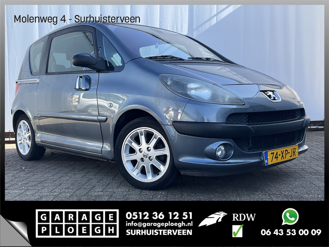 Peugeot 1007 - 1.4-16V Clima Cruise 2x schuifdeur Sporty - AutoWereld.nl