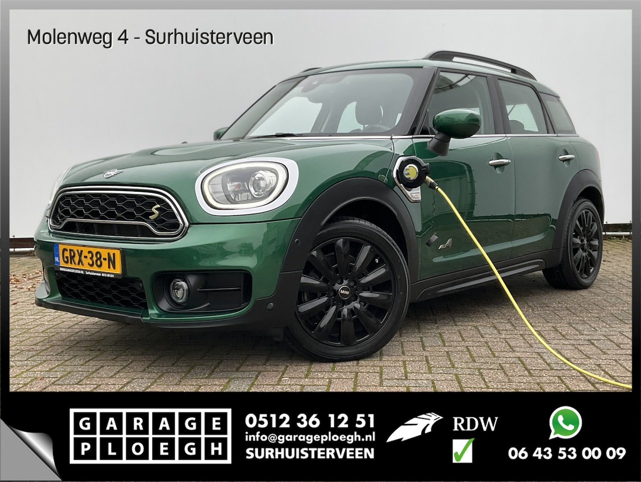 MINI Countryman - Mini 2.0 Cooper S E ALL4 PHEV Cruise Navi Sfeerverlichting Elek.klep Green Beauty! - AutoWereld.nl
