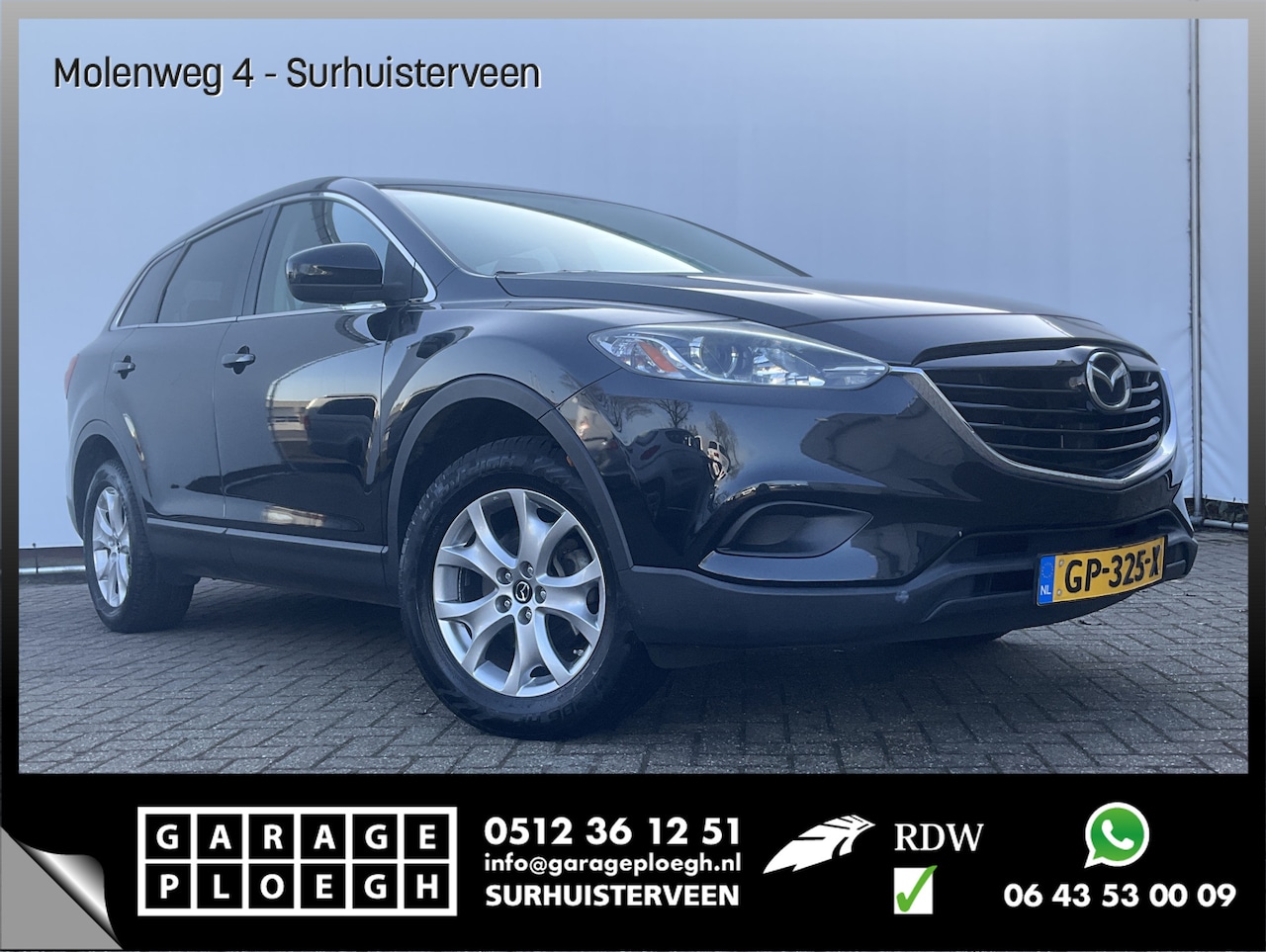 Mazda CX-9 - 7-Pers 3.7 278pk Automaat Leder Clima Cruise 7-Persoons Nav/Cam - AutoWereld.nl