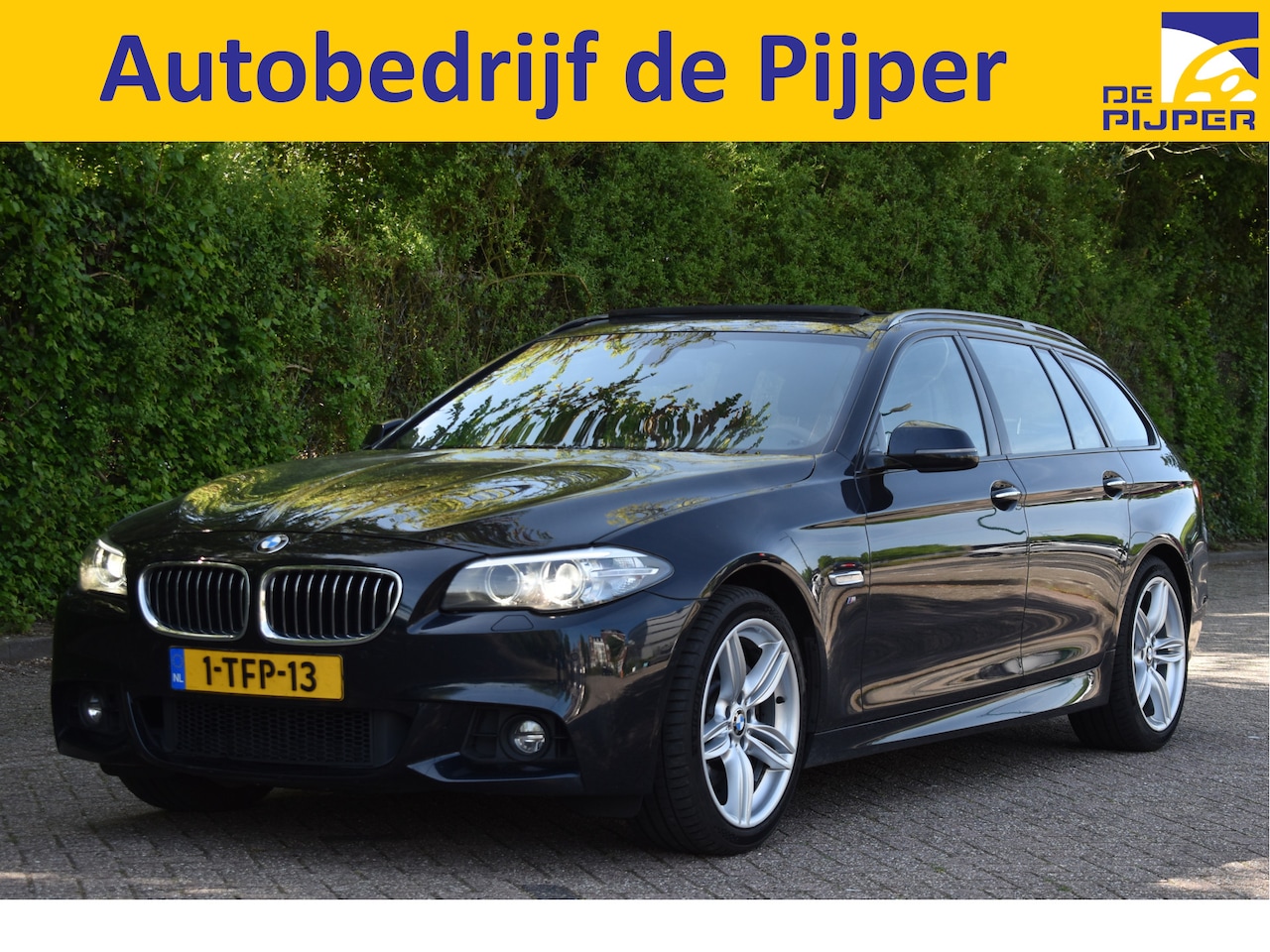 BMW 5-serie Touring - 528i High Executive M Sport 528i High Executive M-SPORT ,ORGINEEL NEDERLANDSE AUTO , BOEKJES,NAP EN ONDERHOUDSHISTORIE - AutoWereld.nl