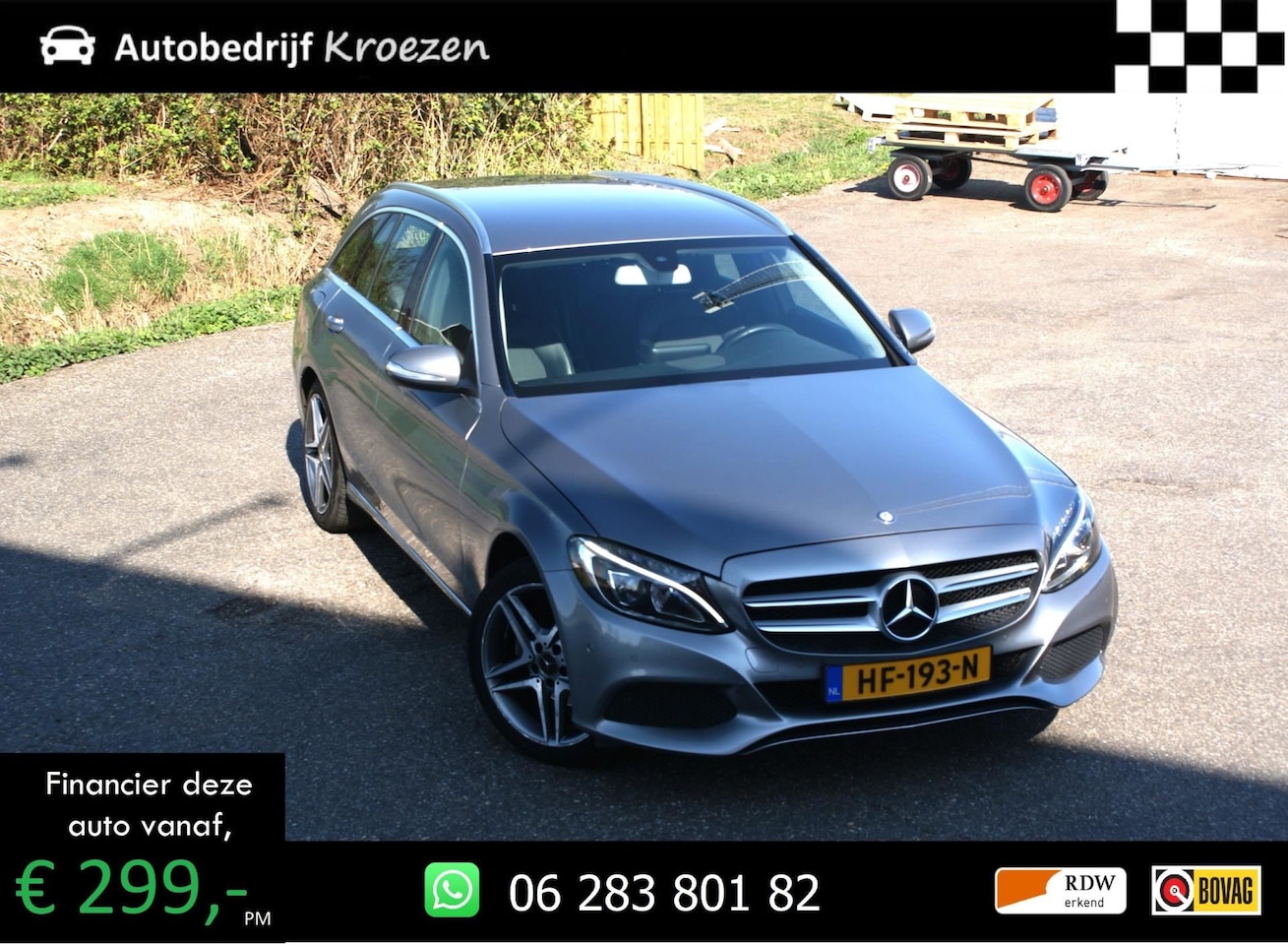 Mercedes-Benz C-klasse Estate - 180 Ambition | Led | Cruise | - AutoWereld.nl