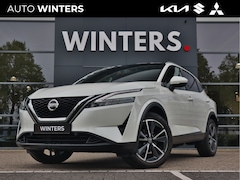 Nissan Qashqai - 1.3 MHEV Tekna Pano Navi+BT ECC Adap.Cr.Control Stoelvw PDC 360Camera Afn.Trekhaak