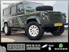 Land Rover Defender 110 - 2.5 Tdi 110" 3-Pers Marge Grijs kent Volledig-OH 4x4 Youngtimer County