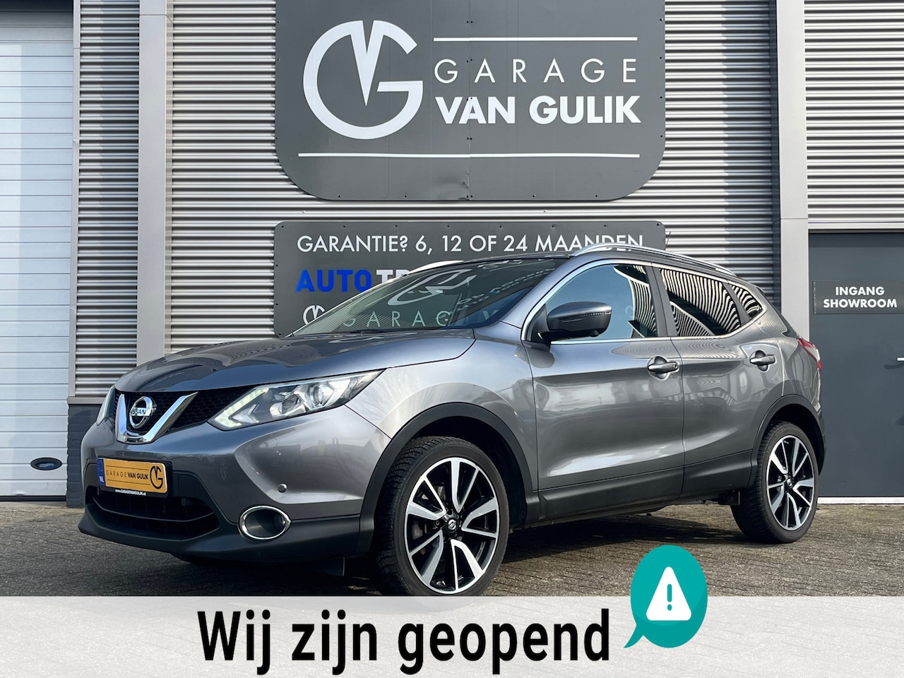 Nissan Qashqai - 1.2 116PK Clima,Cruise,Navi,Bluetooth,Isofix,360Camera,KeylessEntry+Start,LaneAssist,Parke - AutoWereld.nl