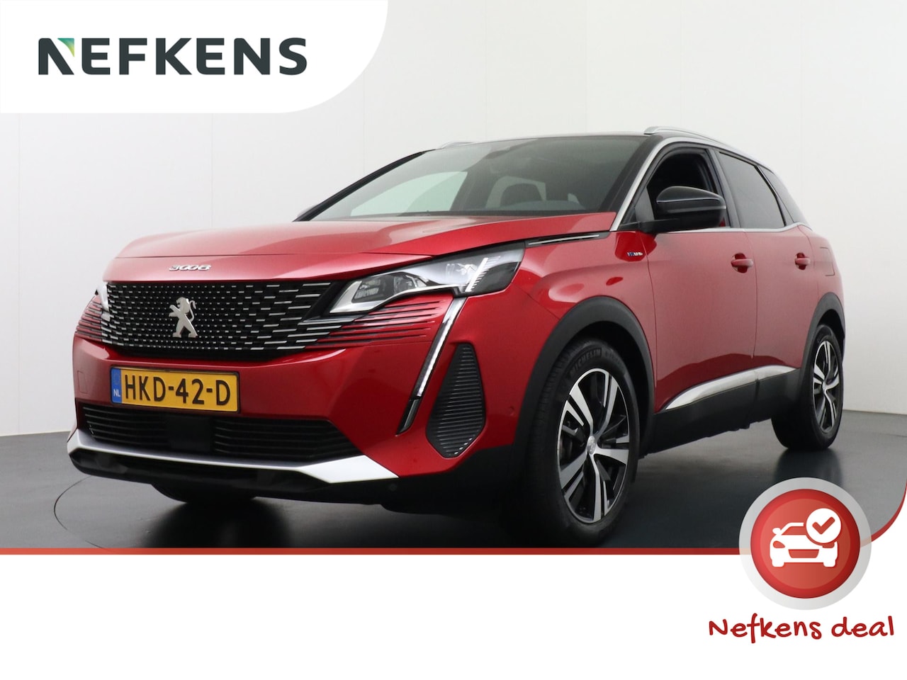 Peugeot 3008 - SUV GT Hybrid 225 pk Automaat | Navigatie | Elektrisch Glazen Panoramadak | Achteruitrijca - AutoWereld.nl