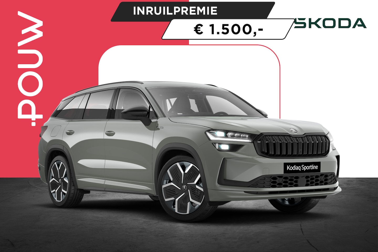 Skoda Kodiaq - 1.5 TSI 204pk PHEV Sportline Business | Panoramadak | Trekhaak Wegklapbaar - AutoWereld.nl
