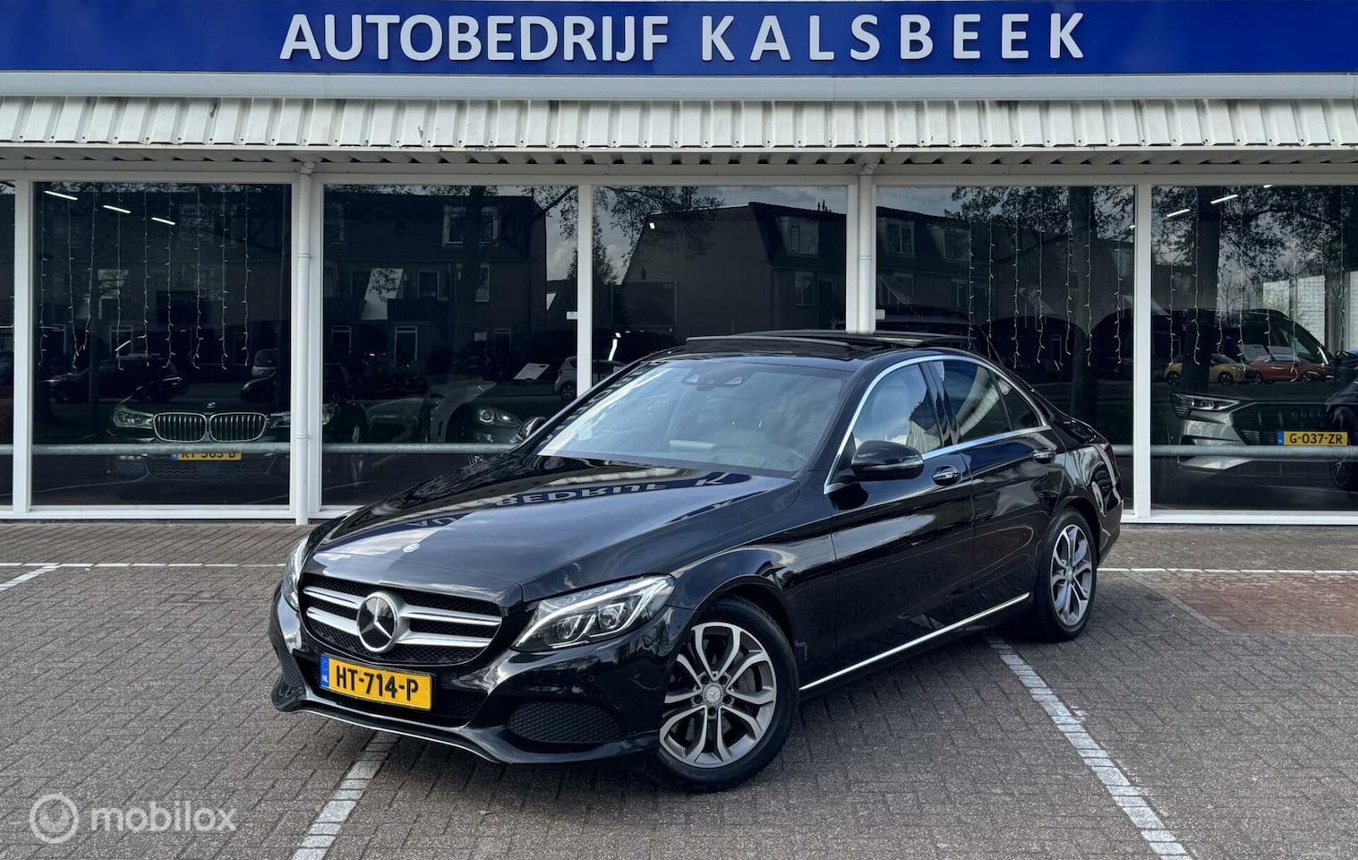 Mercedes-Benz C-klasse - 350 e Lease Edition|Panorama|Leer|Burmester|HUD| - AutoWereld.nl
