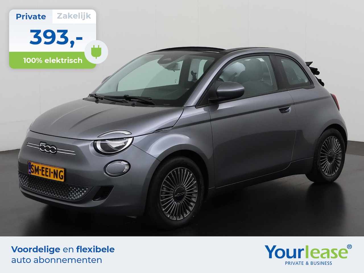 Fiat 500e - Cabrio Icon 42 kWh | All-in 393,- Private Lease | Zondag Open! - AutoWereld.nl