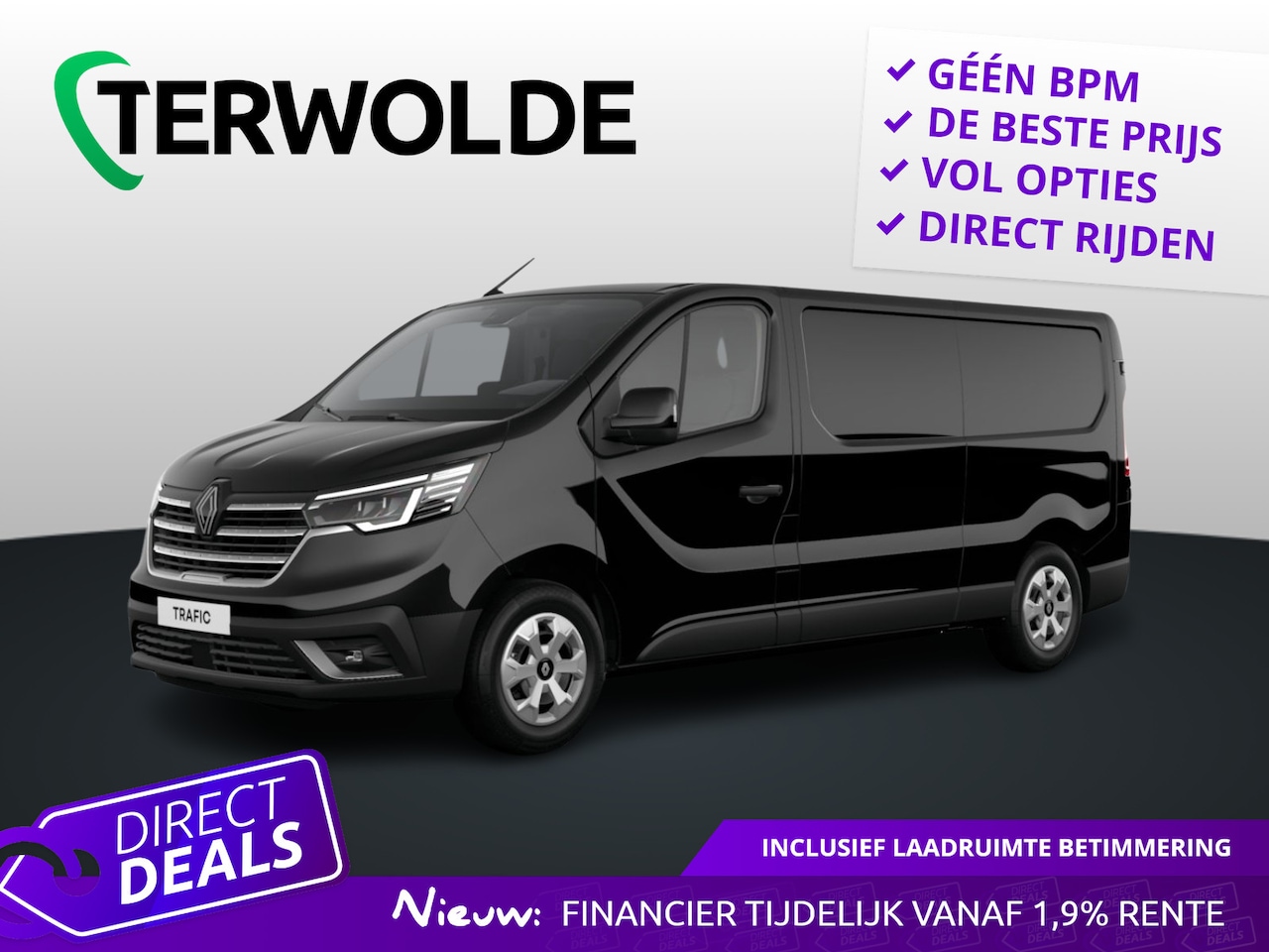 Renault Trafic - Gesloten Bestel L2H1 T30 dCi 130 6MT Advance Blue dCi 130 | Achteruitrijcamera | Alarmsyst - AutoWereld.nl