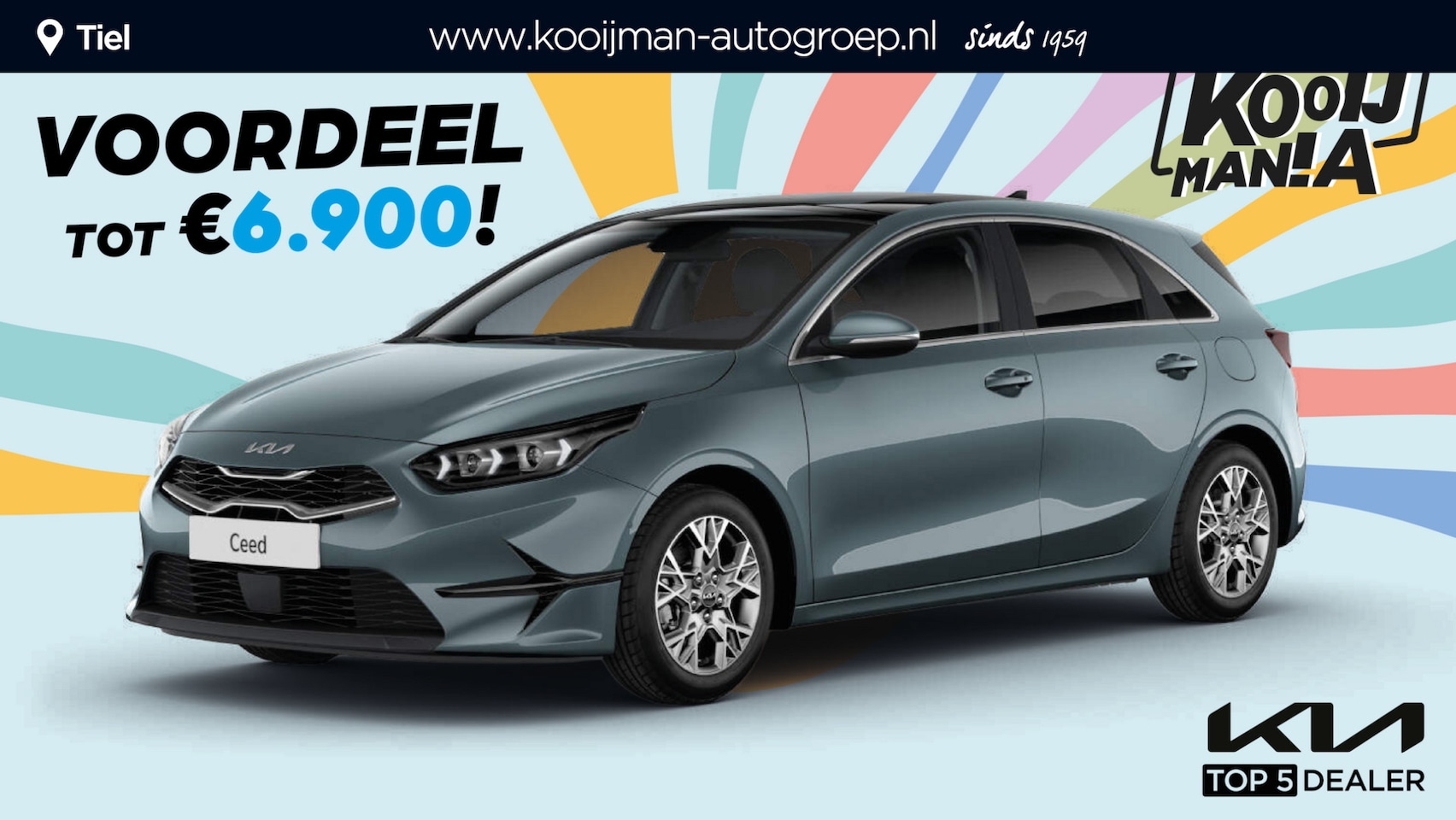 Kia Cee'd - Ceed 1.0 T-GDi ComfortLine €3.929.- KORTING! Meerdere kleuren en snel leverbaar! - AutoWereld.nl