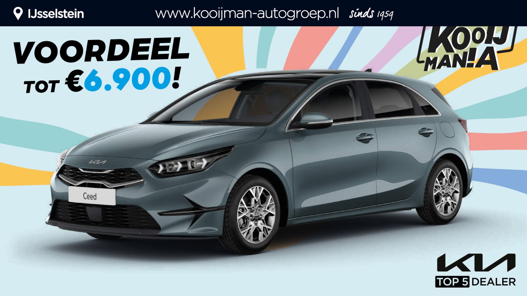 Kia Cee'd - Ceed 1.0 T-GDi ComfortLine €3.929.- KORTING! Meerdere kleuren en snel leverbaar! - AutoWereld.nl