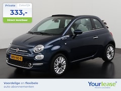 Fiat 500 C - 1.0 Hybrid Dolcevita | All-in 333, - Private Lease | Zondag Open