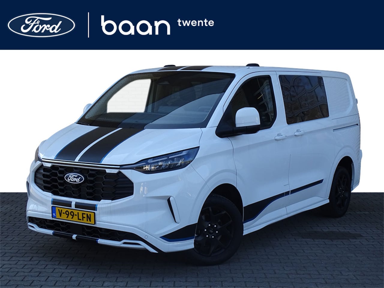 Ford Transit Custom - 320 L1H1 2.0 TDCI 170pk Sport AWD Automaat | Dubbele Cabine | Full Options | 360 Camera | - AutoWereld.nl