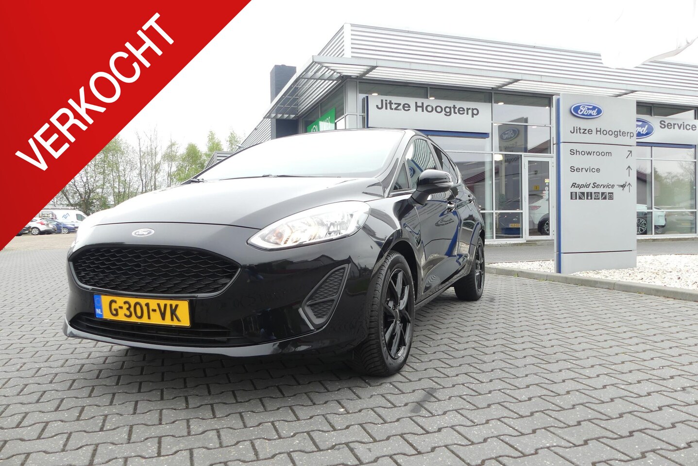Ford Fiesta - 1.1 BLACK EDITION CRUISE, AIRCO, APPLE CARPLAY, TREKHAAK, APK 12/12/25, 99.194KM - AutoWereld.nl