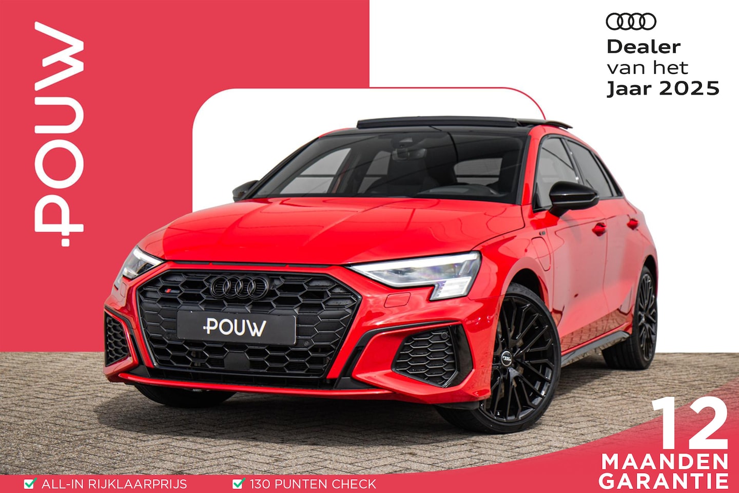 Audi A3 Sportback - 45 TFSI e 245pk S Edition | B&O | Panoramadak | Memory | 19'' LM Velgen | Head-up Display - AutoWereld.nl