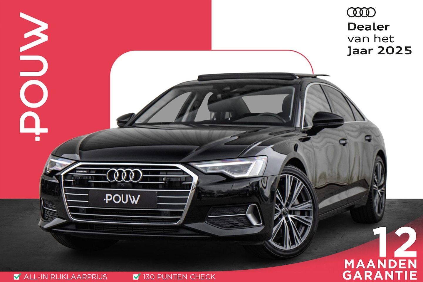 Audi A6 Limousine - 50 TFSI e 299pk quattro S Edition | Soh 98% | Panoramadak | 20" Velgen | LED Matrix Koplam - AutoWereld.nl