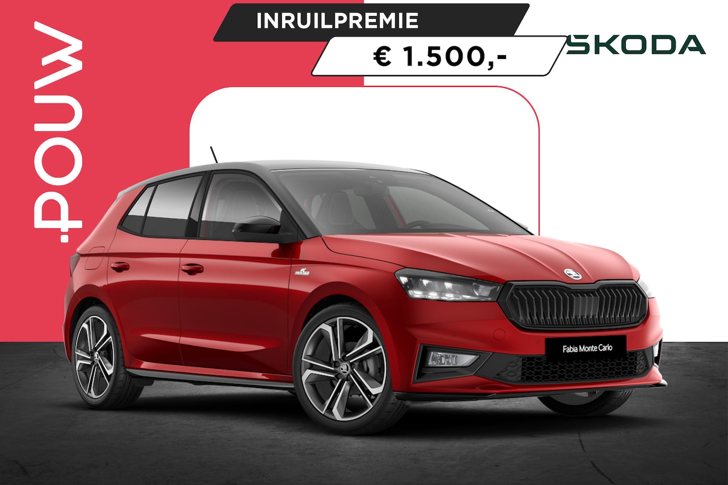 Skoda Fabia - 1.0 TSI 95pk Monte Carlo | Travel Pakket | 18" Velgen - AutoWereld.nl