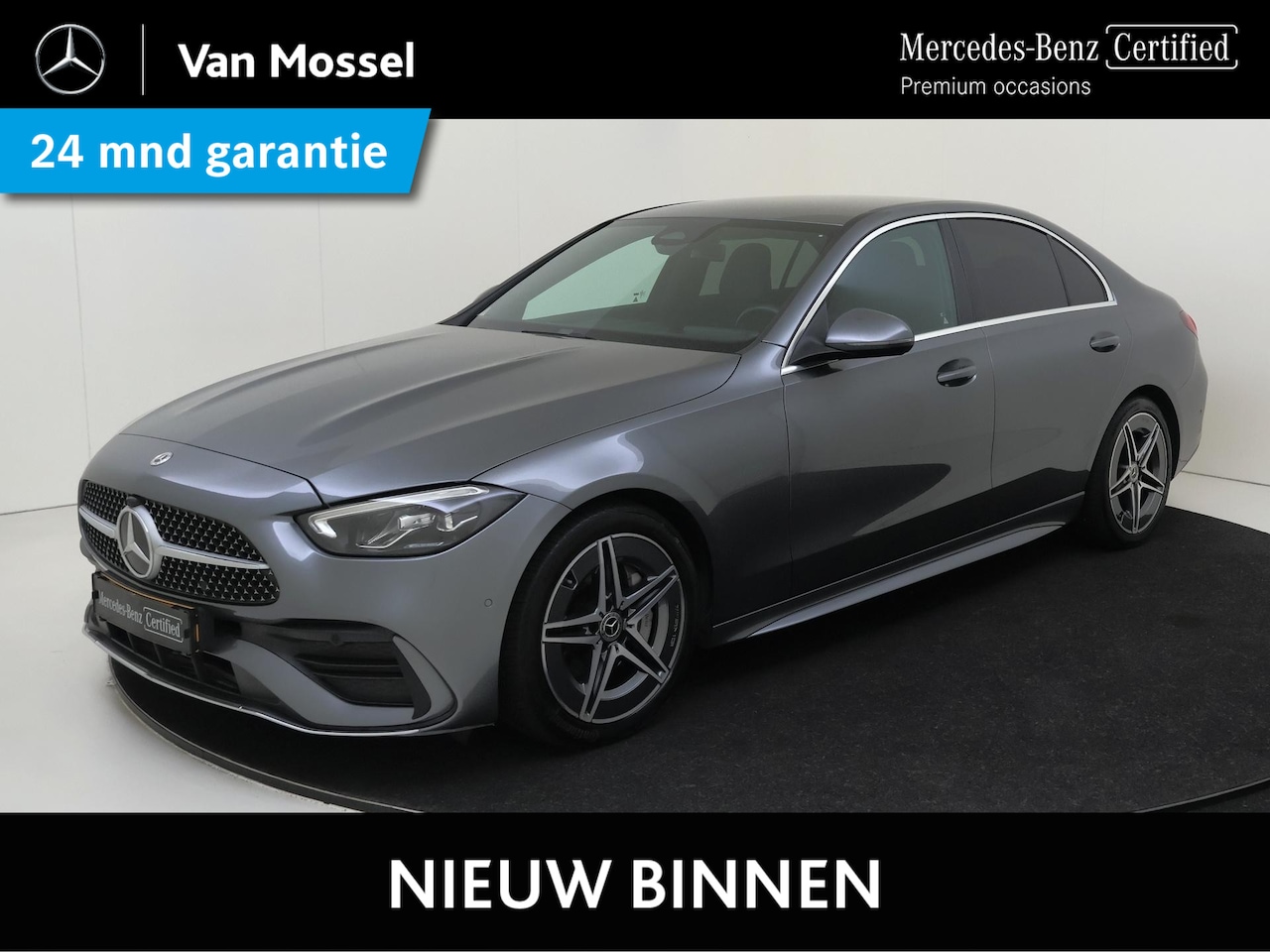 Mercedes-Benz C-klasse - 180 AMG Line / Privacy Glass / Parkeer Camera / Sfeerverlichting / Elektr. trekhaak / - AutoWereld.nl