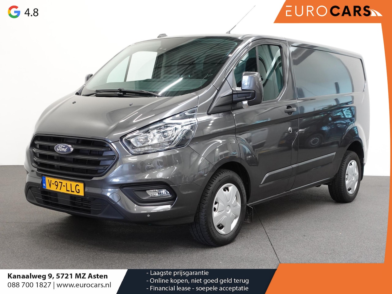 Ford Transit Custom - 130pk Automaat L1H1 Trend Raptor Edition Trekhaak Navigatie Camera Airco Cruise control Sp - AutoWereld.nl