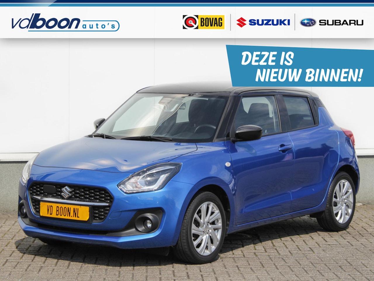 Suzuki Swift - 1.2 Style Smart Hybrid | Navi | Adap. Cruise | Airco | Camera | Lm-Velgen - AutoWereld.nl