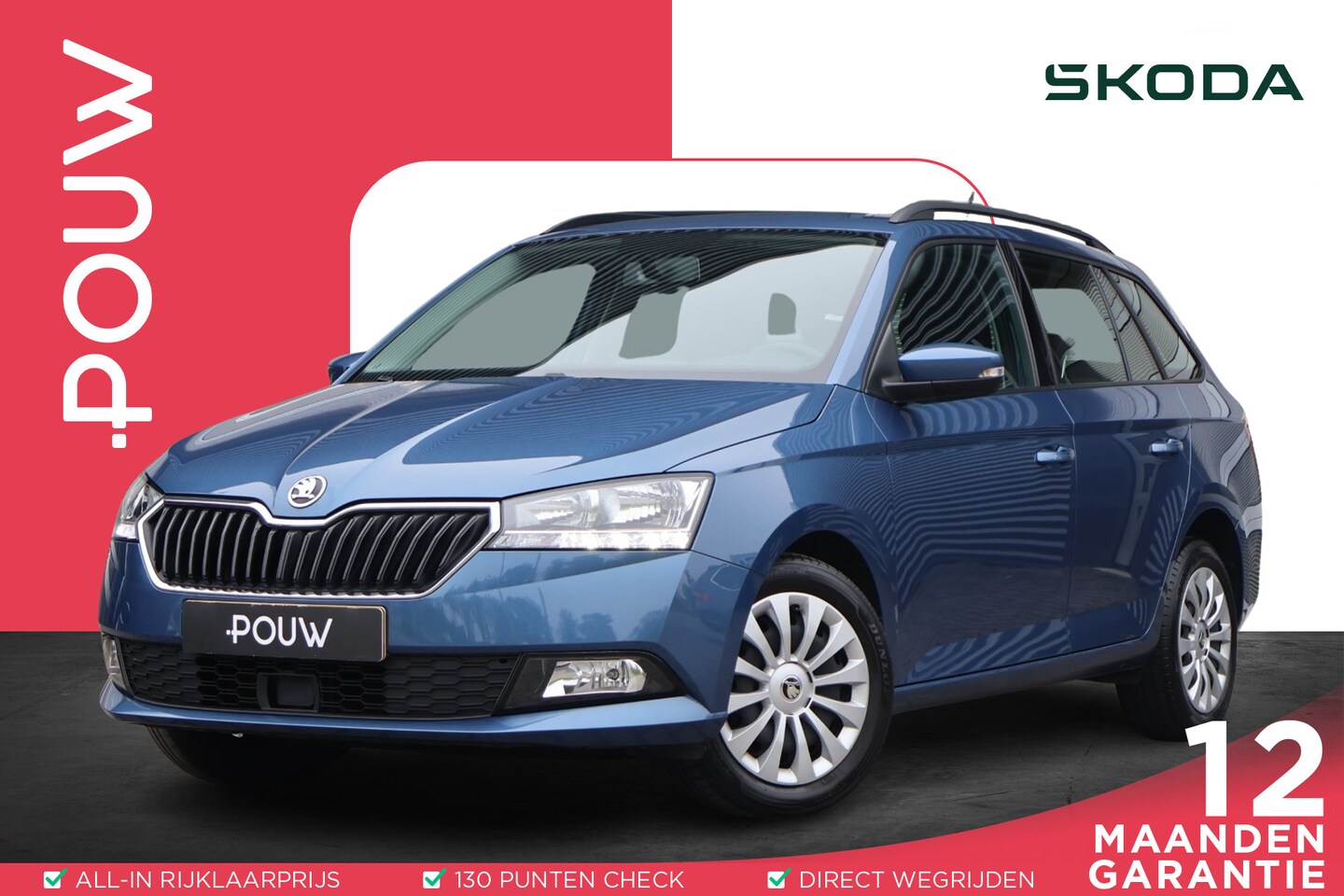 Skoda Fabia Combi - 1.0 TSI 95pk Ambition | DAB | Apple CarPlay/ Android Auto | Stoelverwarming | Cruise Contr - AutoWereld.nl