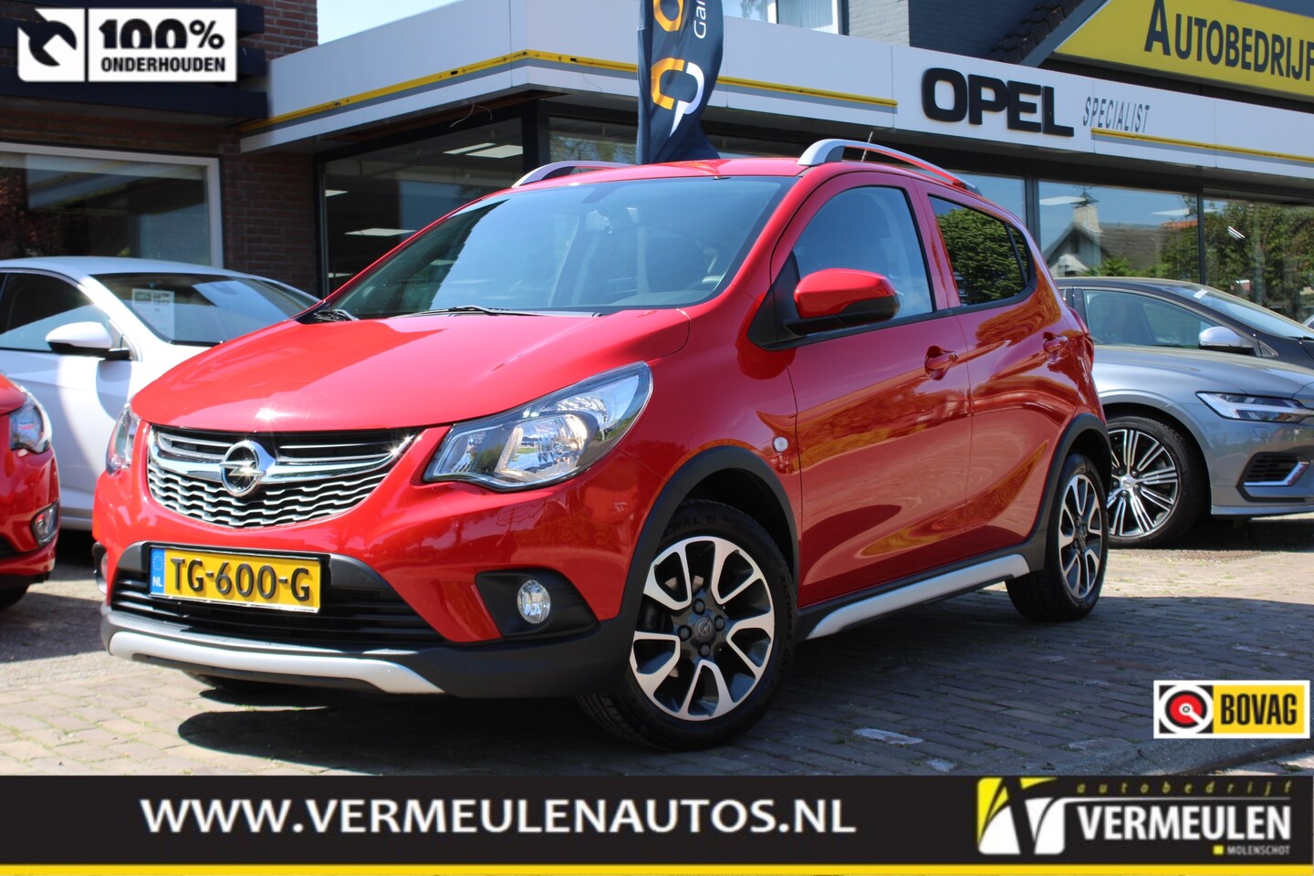 Opel Karl - 1.0 75PK ROCKS Online Edition + 15"/ Airco/ Navi/ Cruise/ CarPlay/ NL auto - AutoWereld.nl