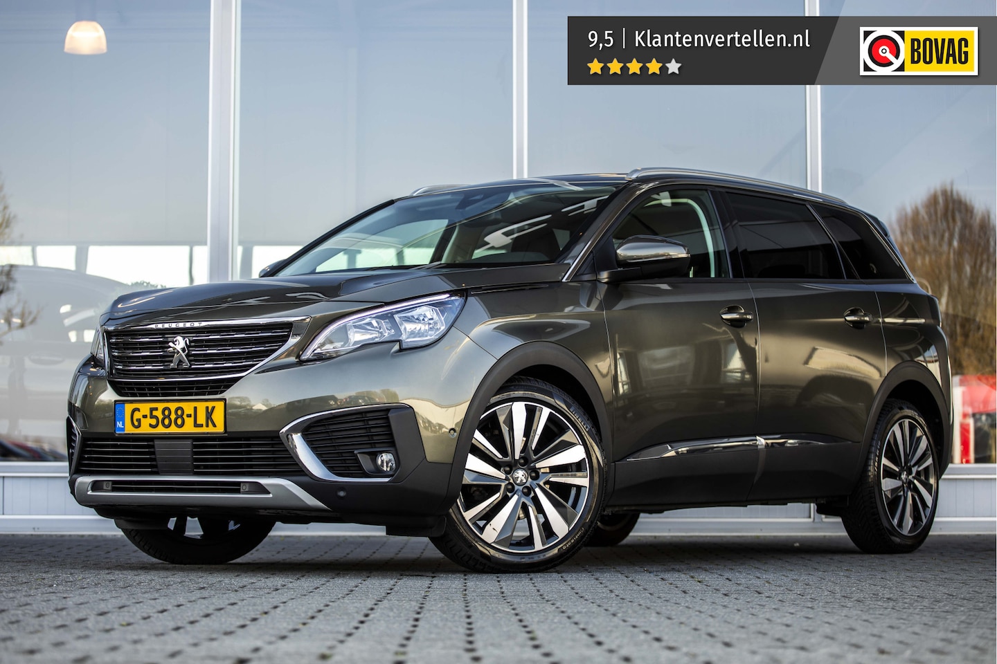 Peugeot 5008 - 1.2 PureTech Blue Lease Premium | NL Auto | Cam | 1e eigen. | PANO - AutoWereld.nl