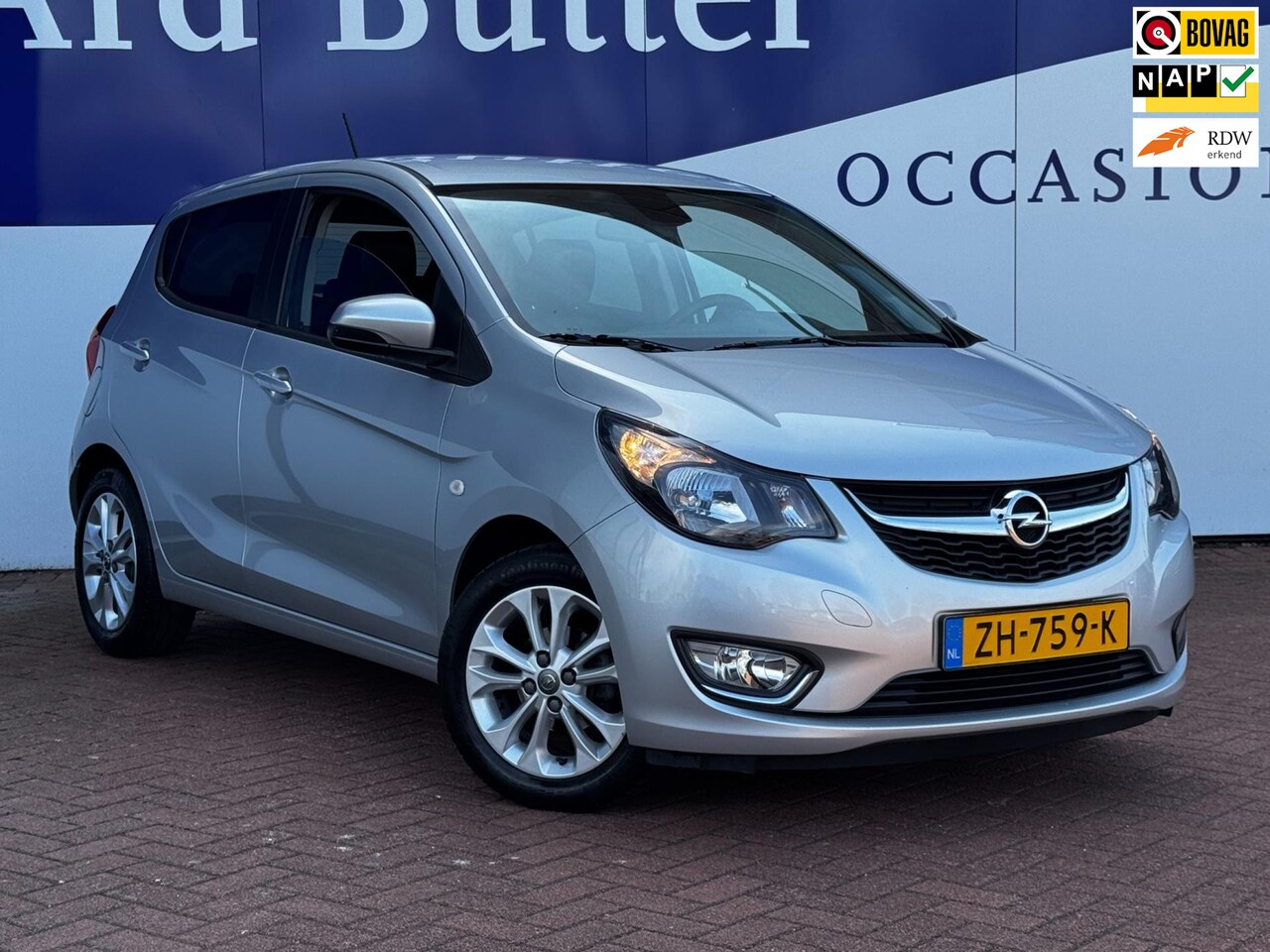 Opel Karl - 1.0 ecoFLEX Innovation+Leder+Parkeer-Hulp+Airco=Stoel-stuurverwarm.+Apple-CarPlay = ZEER L - AutoWereld.nl