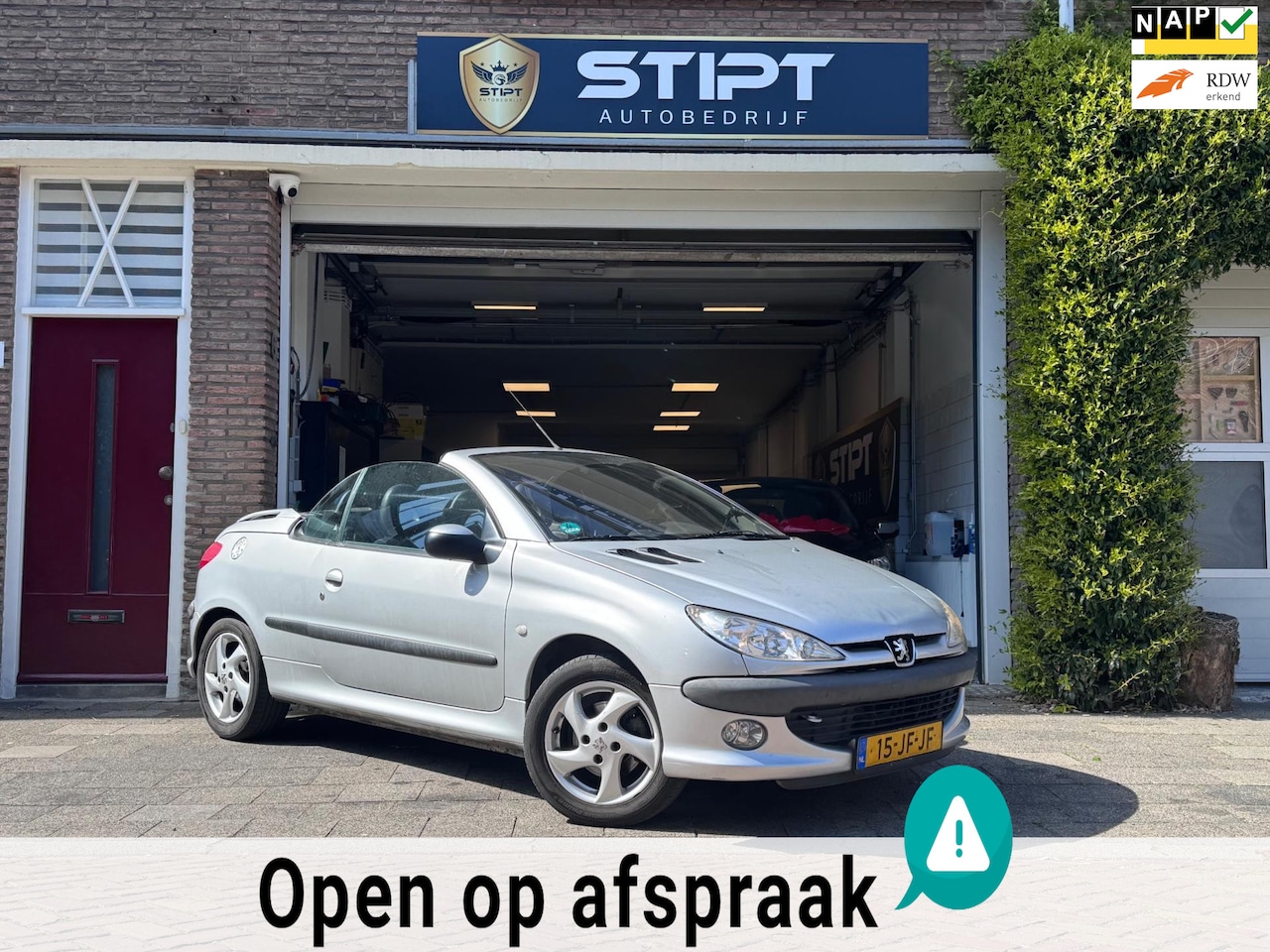 Peugeot 206 CC - 2.0-16V CABRIO//AIRCO//ELEKTRISCHE RAMEN - AutoWereld.nl