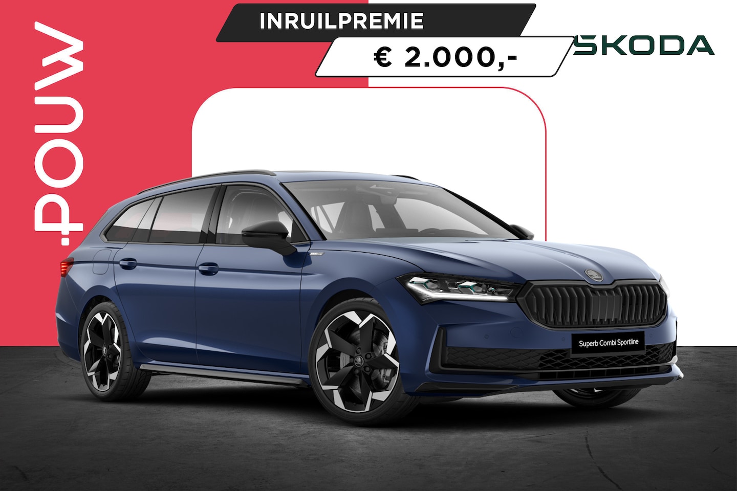 Skoda Superb Combi - 1.5 TSI PHEV Sportline Business | Trekhaak Wegklapbaar | Canton Sound - AutoWereld.nl