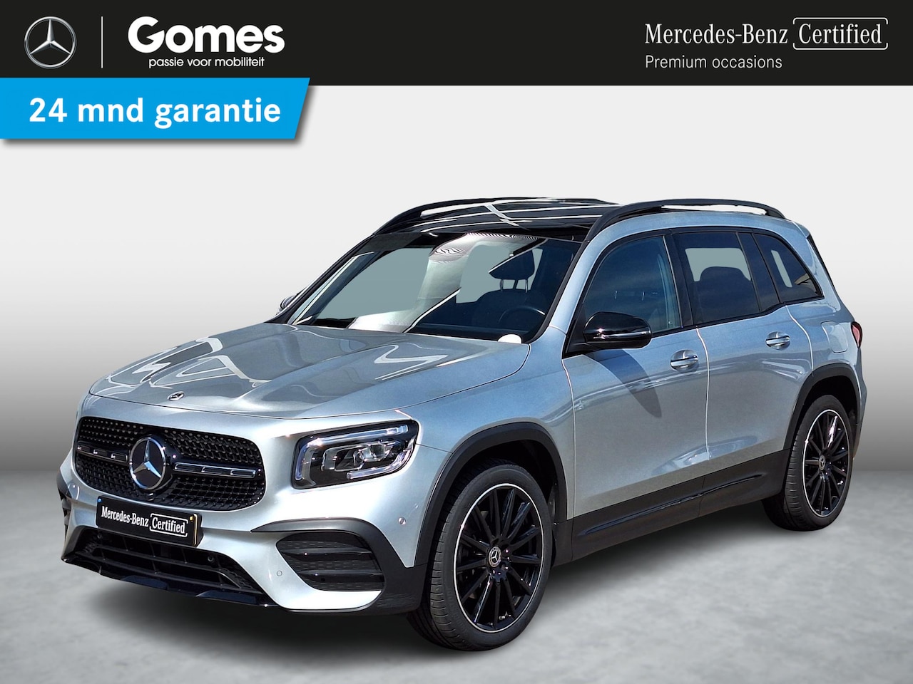 Mercedes-Benz GLB - 180 AMG Line | Panoramadak | Night Pakket | Onderstel met Adaptief Verstelbare Demping | A - AutoWereld.nl