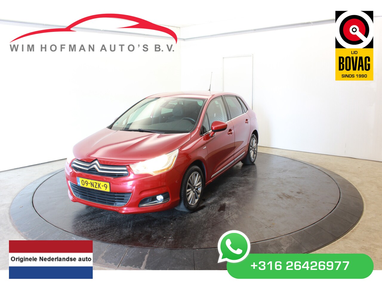 Citroën C4 - 1.6 THP Exclusive Camera PDC Trekhaak LMV Leer - AutoWereld.nl