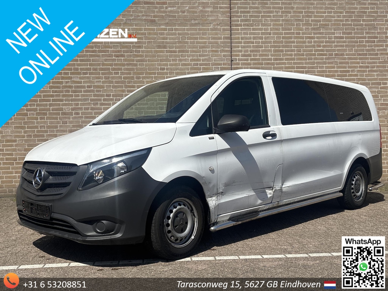 Mercedes-Benz Vito Tourer - 109 BlueTEC Base Extra Lang € 10.250,- NETTO! | 9 Persoons | Airco | - AutoWereld.nl