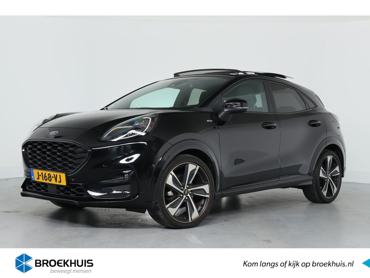 Ford Puma - 1.0 EcoBoost Hybrid ST-Line X First Edition | Panoramadak | Adaptive Cruise | Stoel-/stuur - AutoWereld.nl