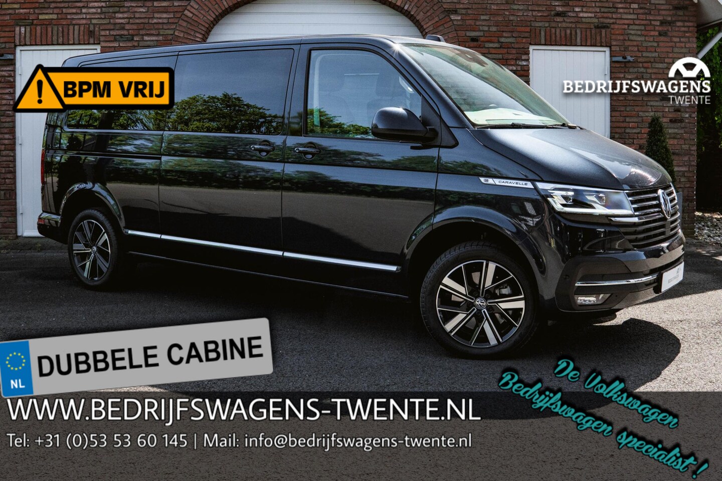 Volkswagen Transporter - 2.0 TDI L2H1 30 204 PK DSG A-KLEP FULL OPTIONS DUB/CAB - AutoWereld.nl
