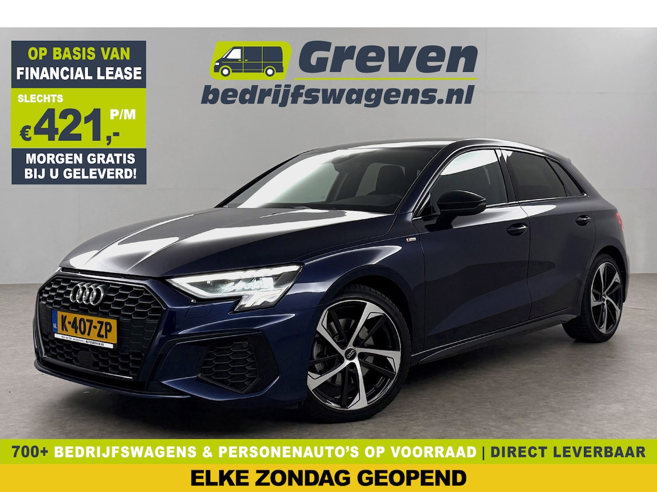 Audi A3 Sportback - 35 TFSI S Line 150PK LED Sfeer Carplay Virtual Clima Cruise Navi PDC 18''LMV - AutoWereld.nl